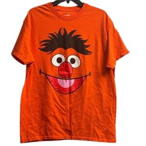 Ernie -Sesame Street Orange Short Sleeve Tee